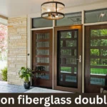 brighton-modern-fiberglass-3-lite-clear-glass-double-door